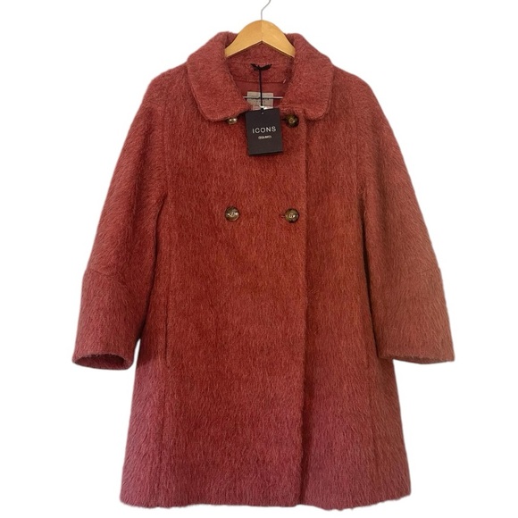 CINZIA ROCCA ICONS NWT Wool & Alpaca-Blend size 10 Red (Salmon red) - Picture 3 of 16